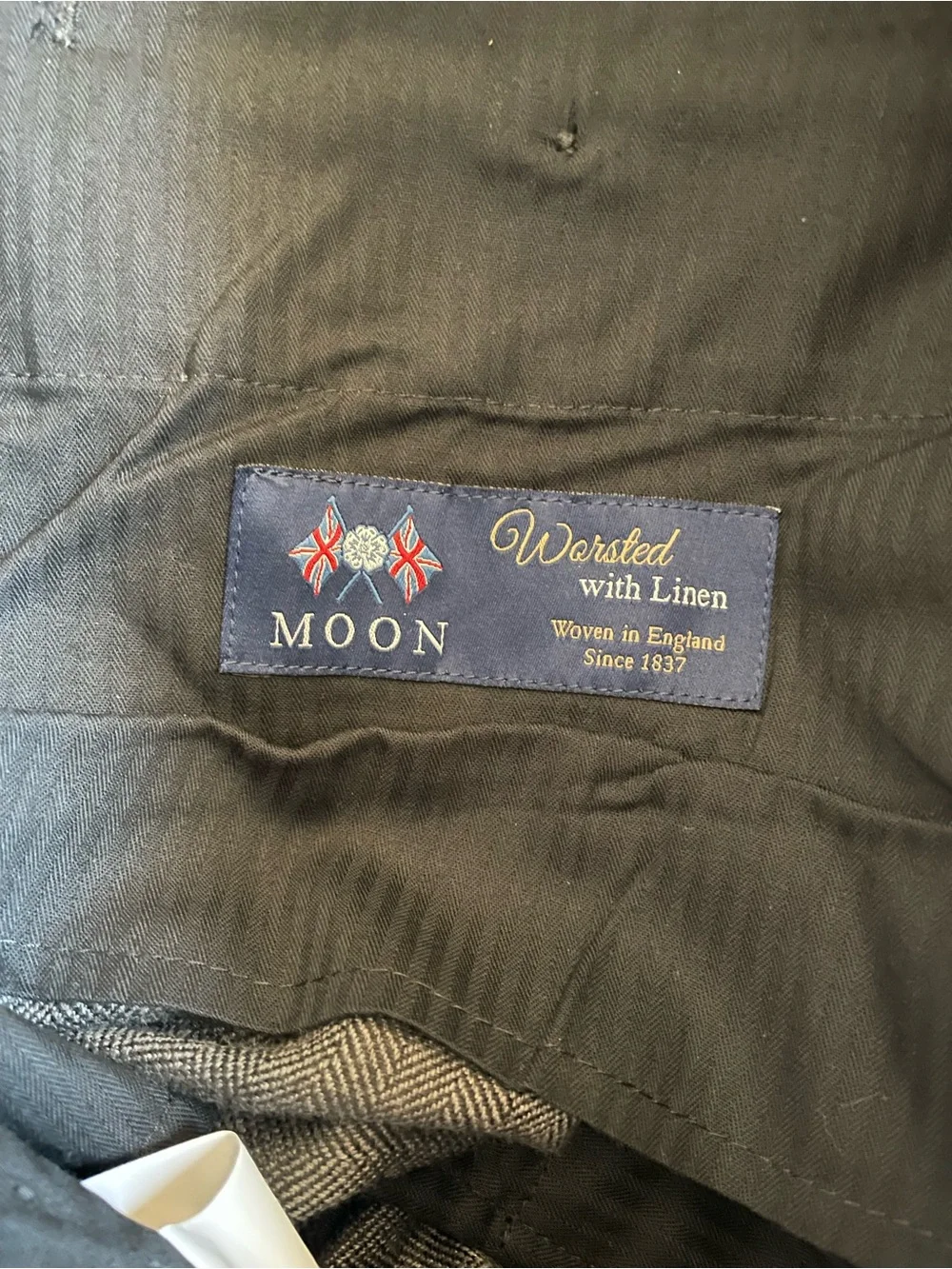 J. CREW Ludlow Slim-fit suit pant in English wool-linen blend Size 33 $218 CR111